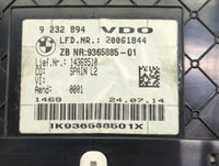 2015-2016 Bmw 320i Instrument Cluster Speedometer Gauges P/N:9232894 9365885-01 Miles:69K Fits OEM Used Auto Parts - Oemused