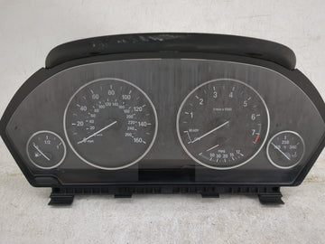 2015-2016 Bmw 320i Instrument Cluster Speedometer Gauges P/N:20065772 9365885-01 Miles: Fits OEM Used Auto Parts - Oemusedau