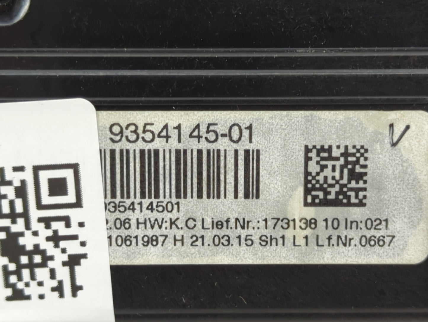2014-2015 Bmw 320i Climate Control Module Temperature AC/Heater Replacement P/N:9354145-01 Fits Fits 2014 2015 OEM Used Auto