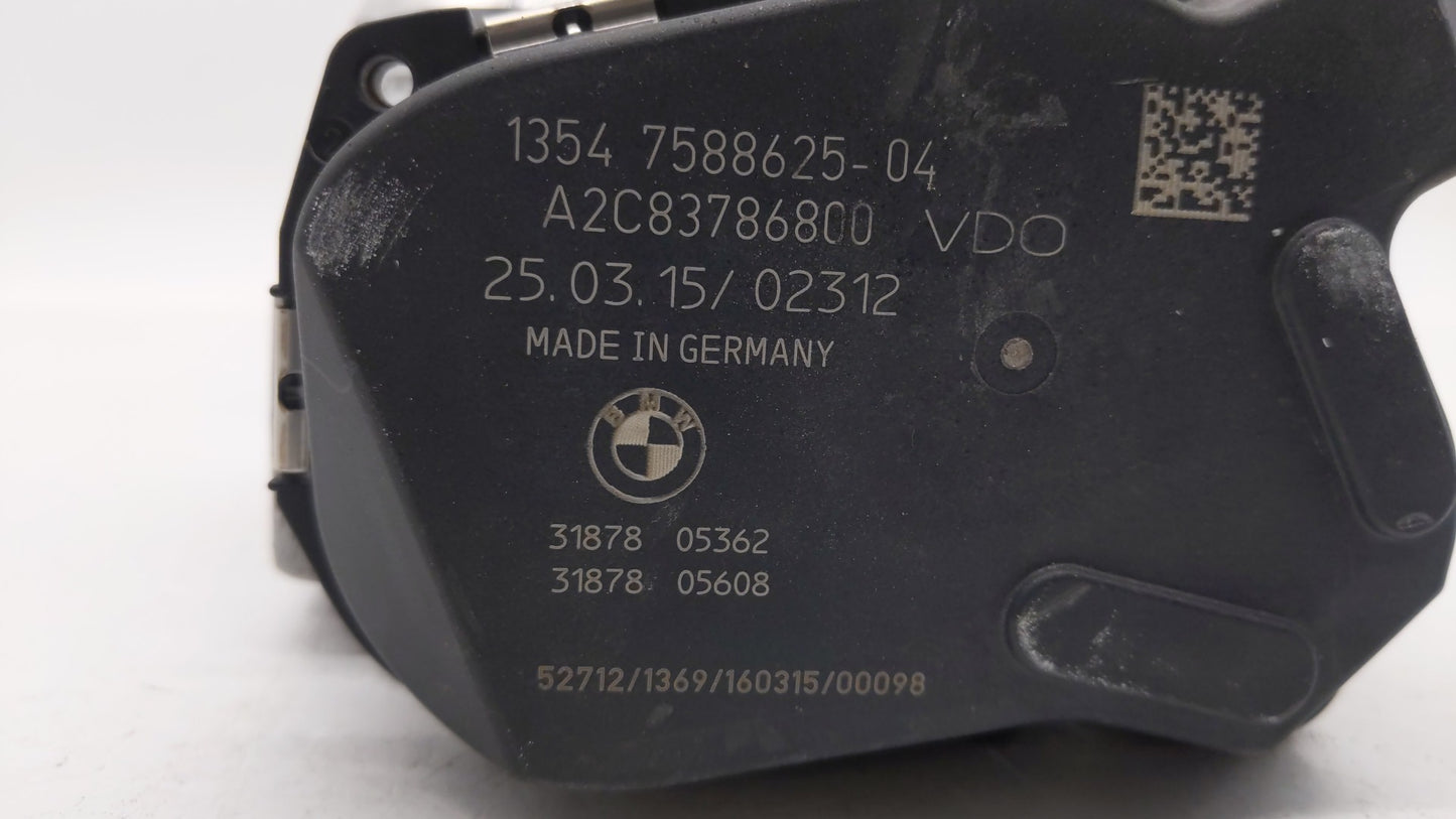 2012-2018 Bmw 320i Throttle Body P/N:A2C53355204 1354 7588625 Fits Fits 2012 2013 2014 2015 2016 2017 2018 OEM Used Auto Par