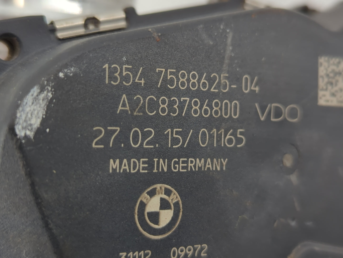 2012-2018 Bmw 320i Throttle Body P/N:1354 7588625-04 Fits Fits 2012 2013 2014 2015 2016 2017 2018 OEM Used Auto Parts - Oemu