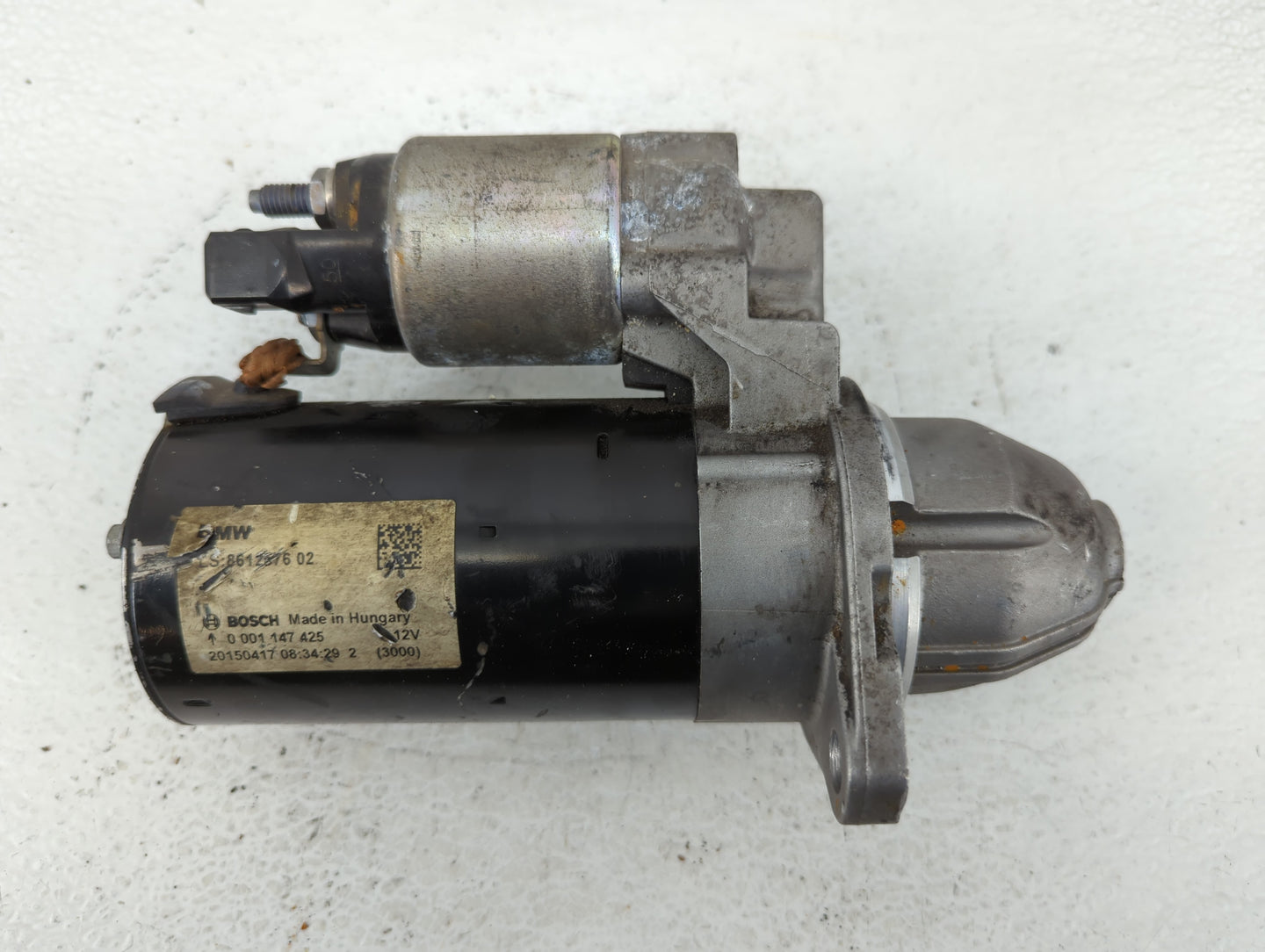 2014-2018 Bmw 320i Car Starter Motor Solenoid OEM P/N:0 001 147 425 Fits Fits 2012 2013 2014 2015 2016 2017 2018 OEM Used Au