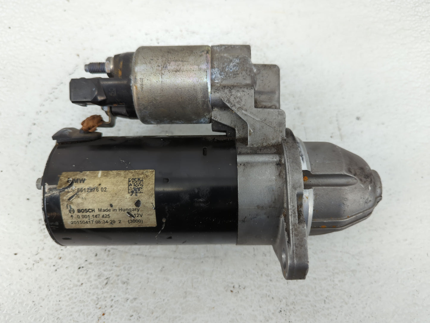 2014-2018 Bmw 320i Car Starter Motor Solenoid OEM P/N:0 001 147 425 Fits Fits 2012 2013 2014 2015 2016 2017 2018 OEM Used Au