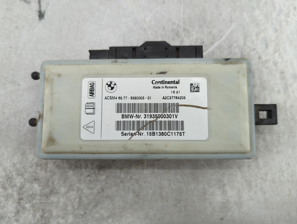 Bmw 328 Safety Restraint Srs Airbag Control Module 1448074 - Oemusedautoparts1.com