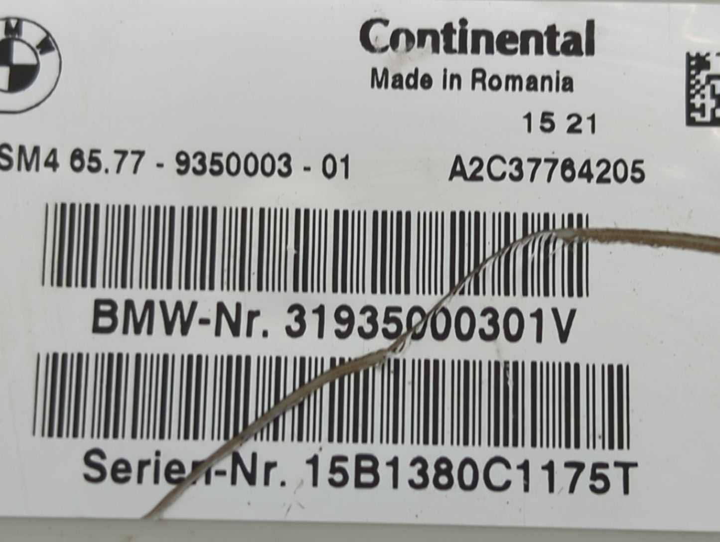 Bmw 328 Safety Restraint Srs Airbag Control Module 1448074 - Oemusedautoparts1.com