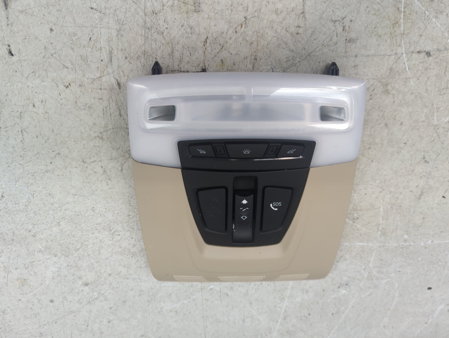 2015 Bmw 328 Overhead Roof Console Beige - Oemusedautoparts1.com