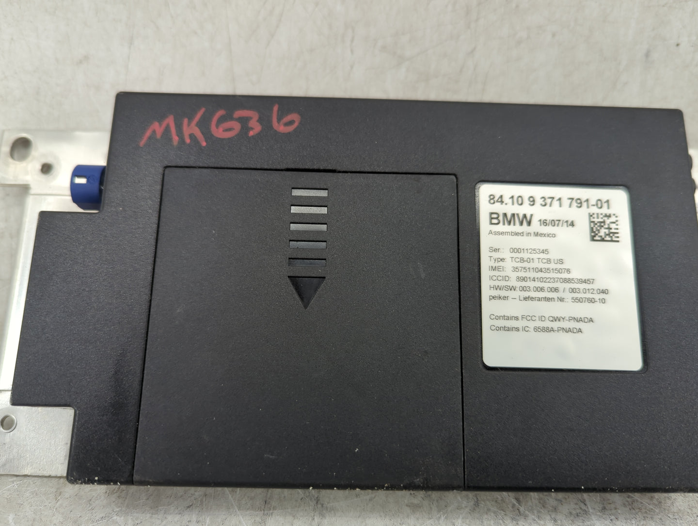 2012-2015 Bmw 328i Telematics Control Module - Oemusedautoparts1.com