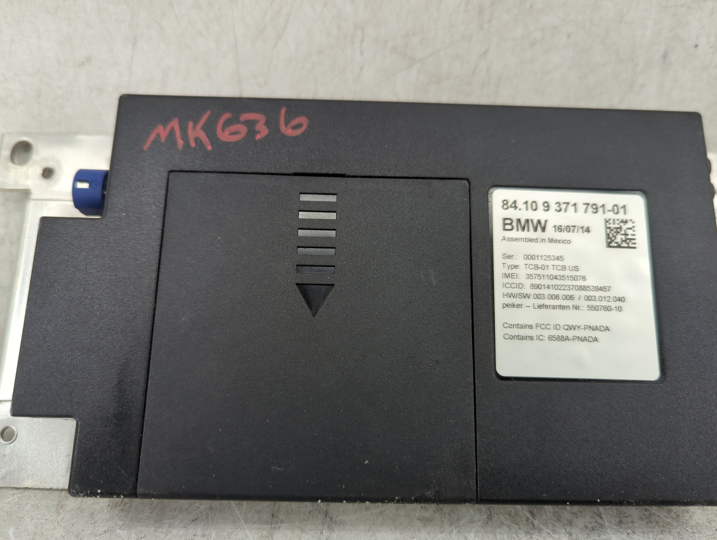 2012-2015 Bmw 328i Telematics Control Module - Oemusedautoparts1.com