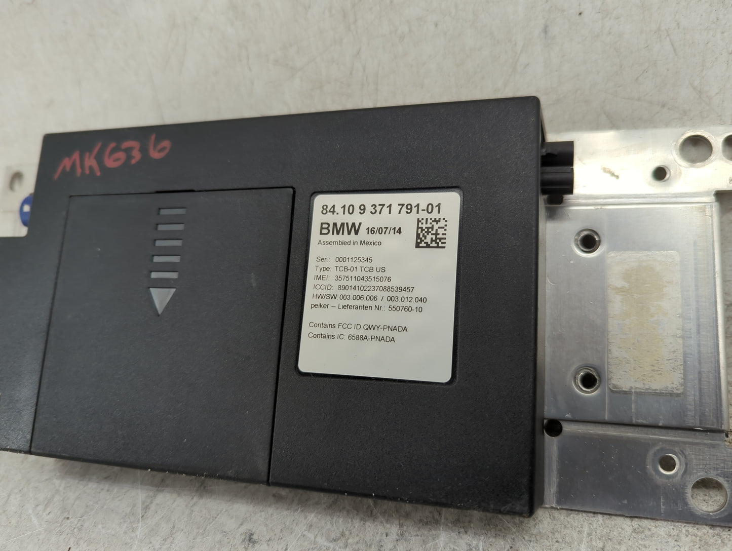2012-2015 Bmw 328i Telematics Control Module - Oemusedautoparts1.com