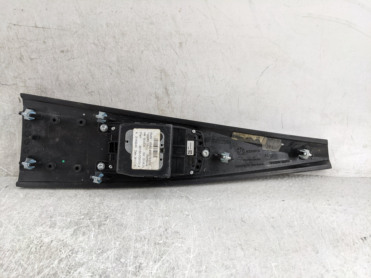 2012-2016 Bmw 328i Radio Control Panel Ash Wood - Oemusedautoparts1.com