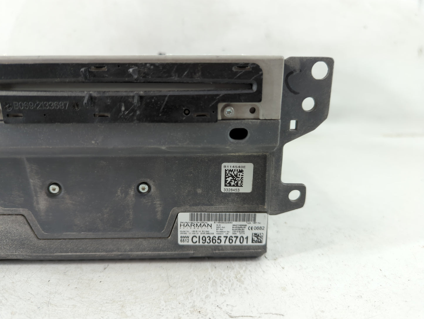 2014-2015 Bmw 328i Radio AM FM Cd Player Receiver Replacement P/N:CI936576701 Fits Fits 2014 2015 2016 OEM Used Auto Parts -