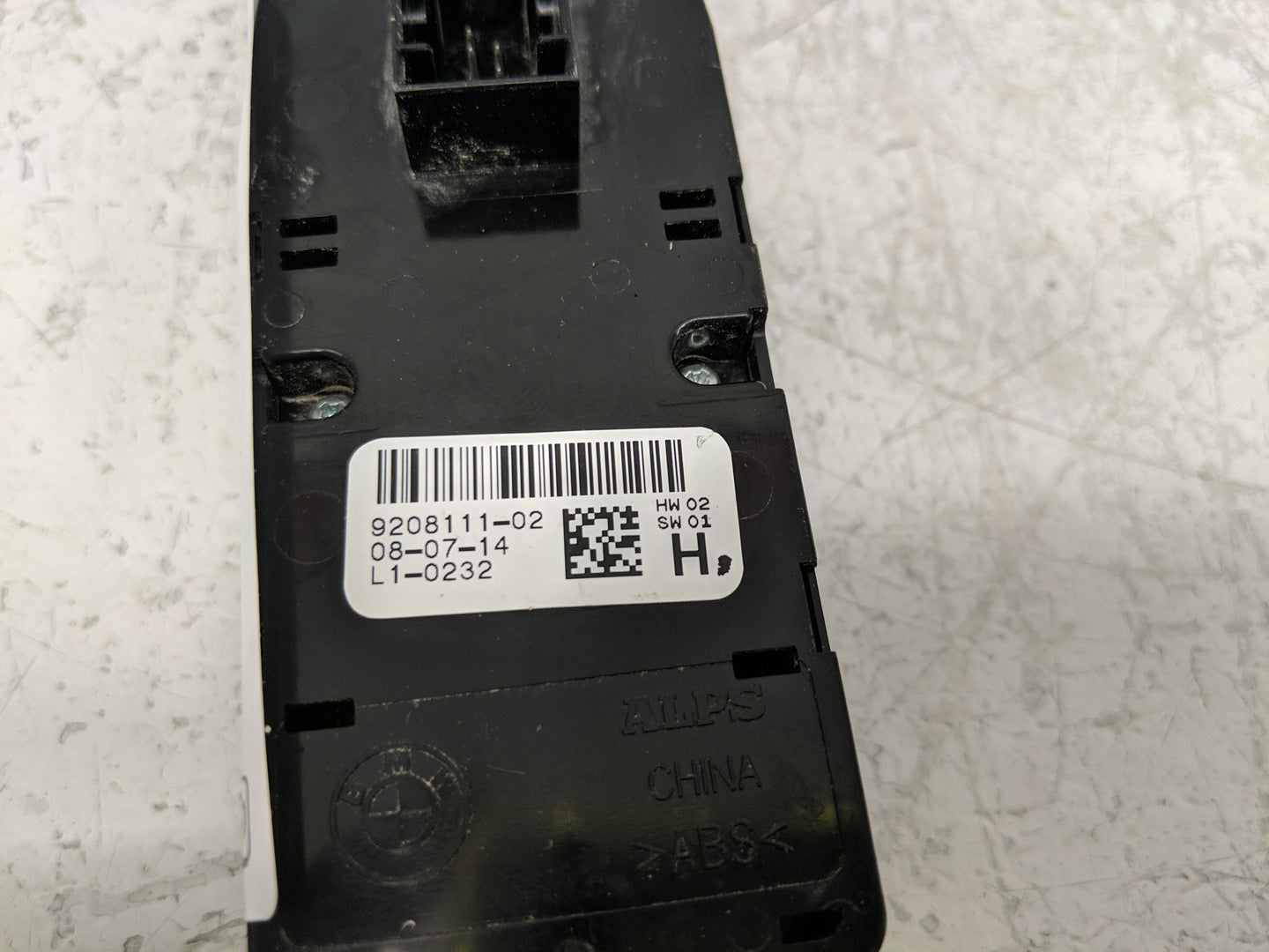 2012-2016 Bmw 328i Master Power Window Switch Replacement Driver Side Left P/N:9208111-02 Fits OEM Used Auto Parts - Oemused