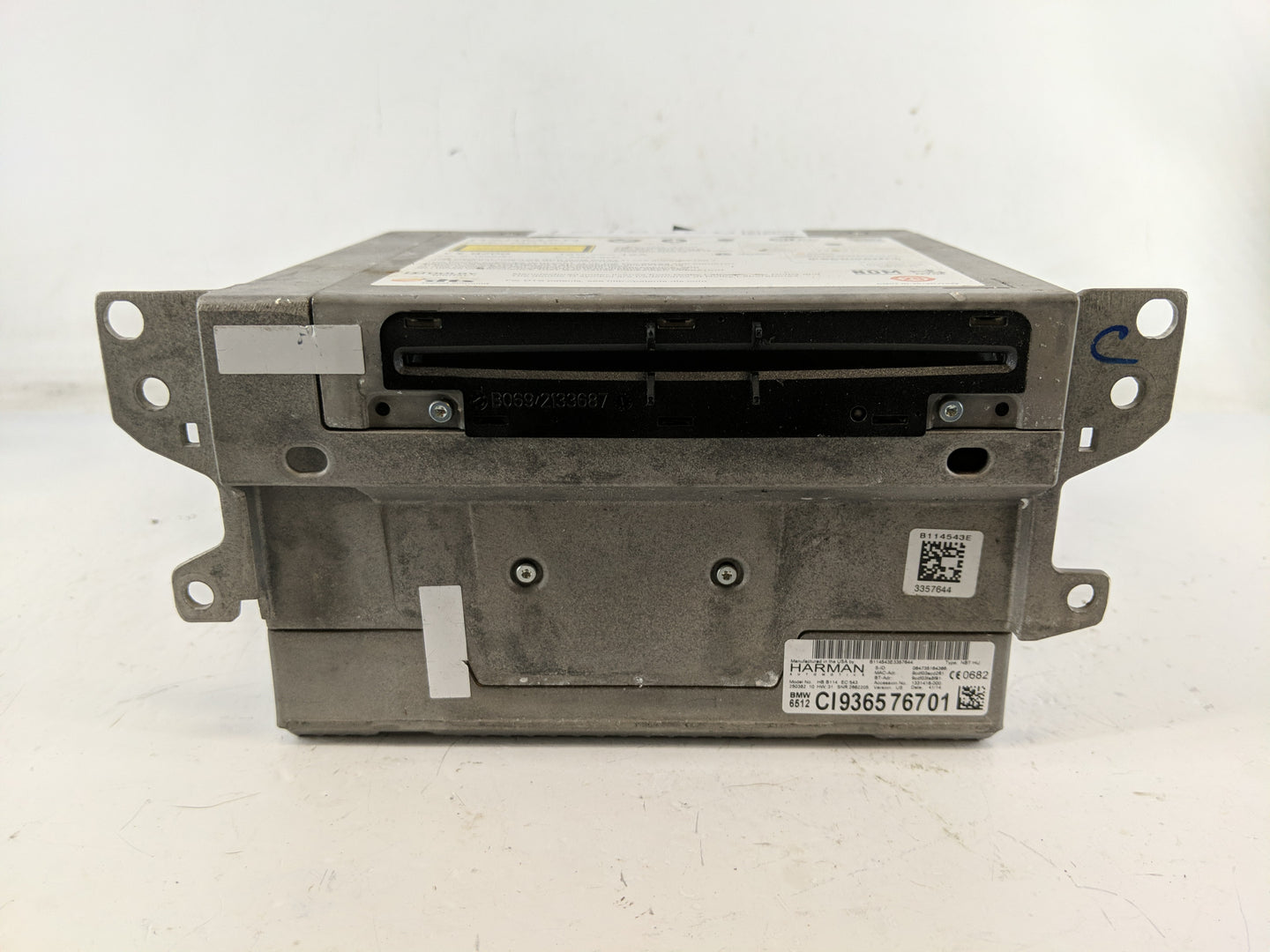2014-2015 Bmw 328i Radio AM FM Cd Player Receiver Replacement P/N:CI936576701 Fits Fits 2014 2015 2016 OEM Used Auto Parts -