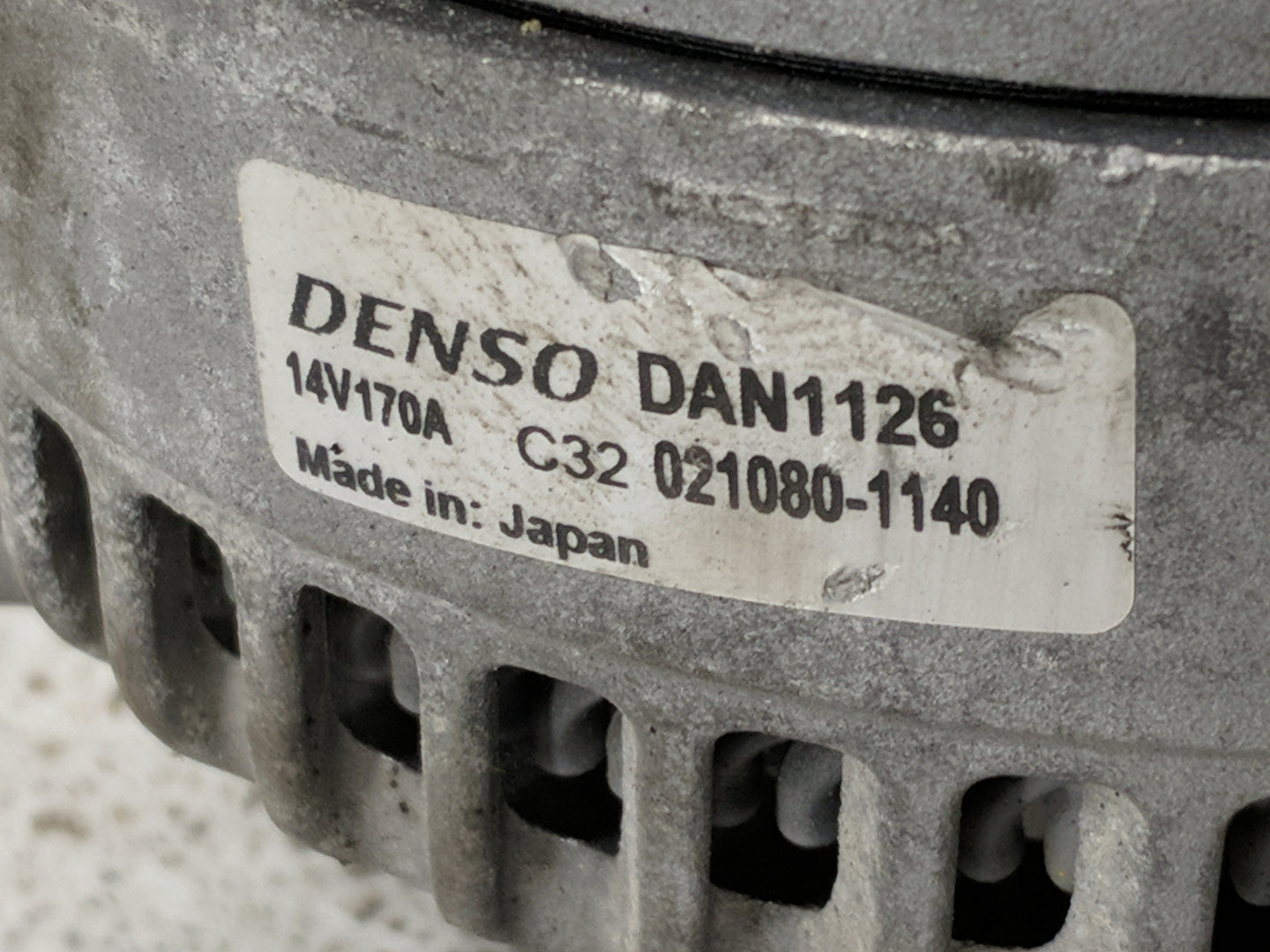 2012-2016 Bmw 328i Alternator Replacement Generator Charging Assembly Engine OEM P/N:021080-1140 Fits OEM Used Auto Parts - 