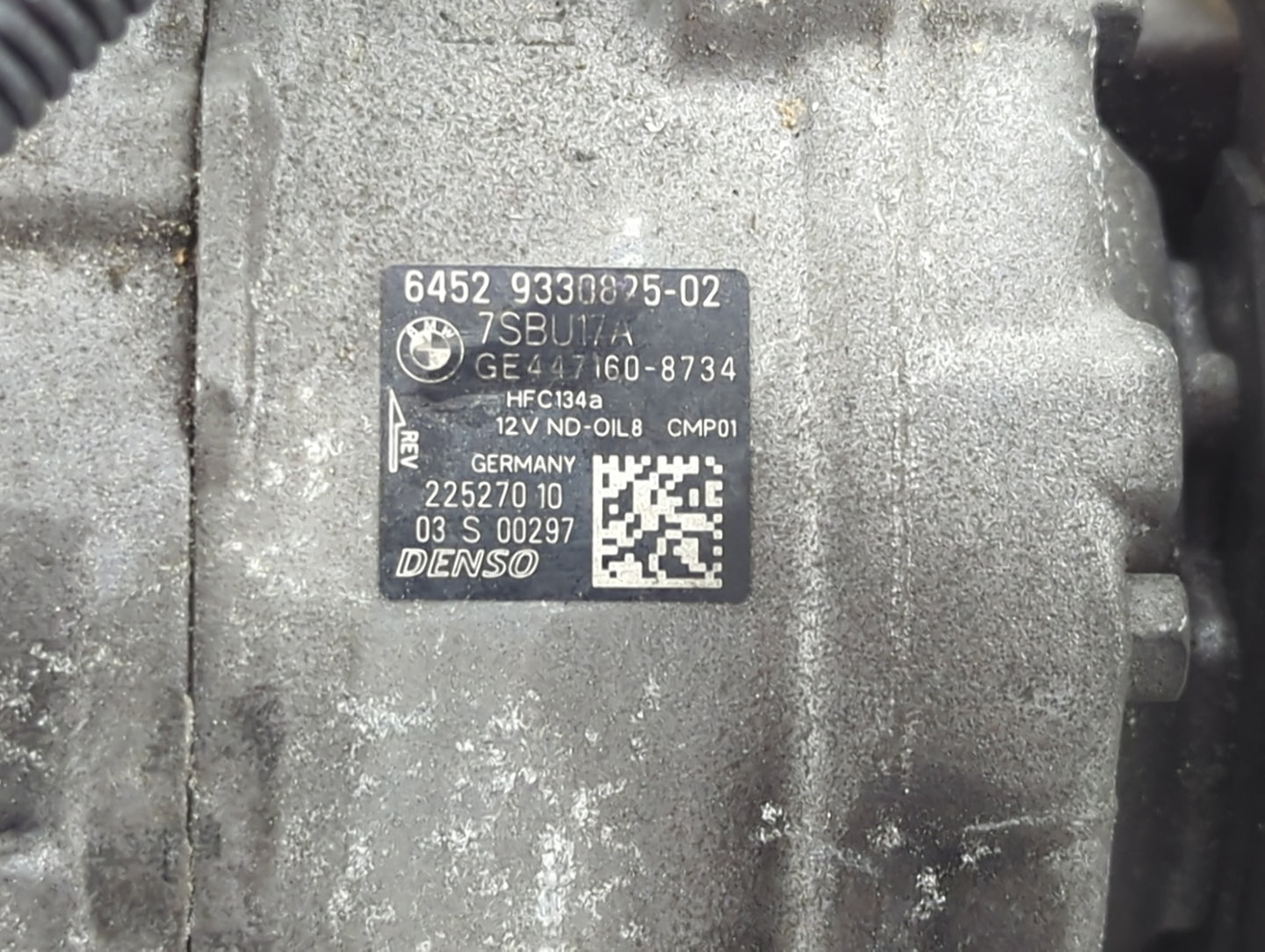 2012-2015 Bmw 328i Air Conditioning A/c Ac Compressor Oem - Oemusedautoparts1.com