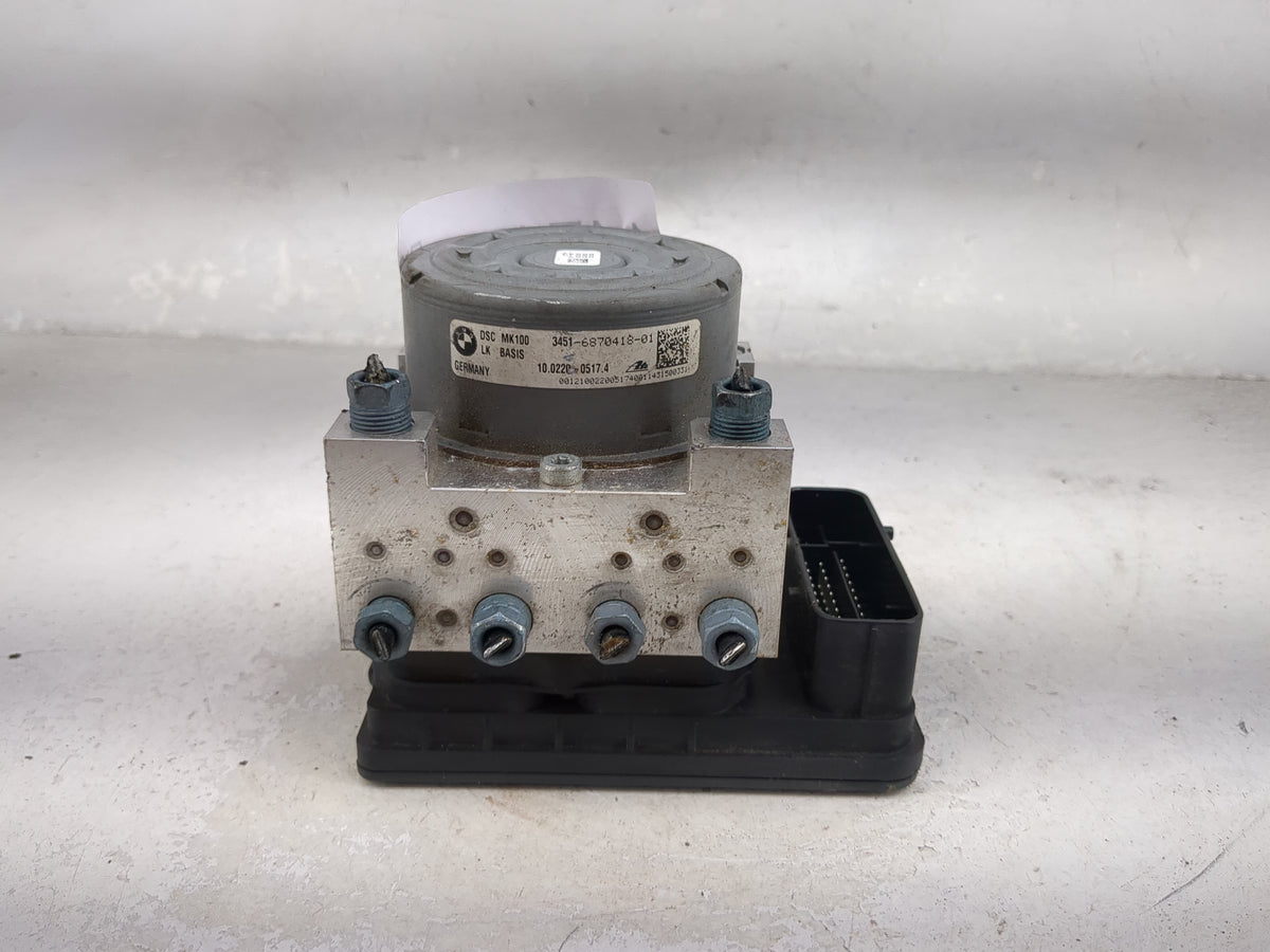 2014-2016 Bmw 328i Anti-Lock Brake ABS Pump Module Actuator OEM P/N:3451-6870418-01 10.0220-0517.4 Fits OEM Used Auto Parts 