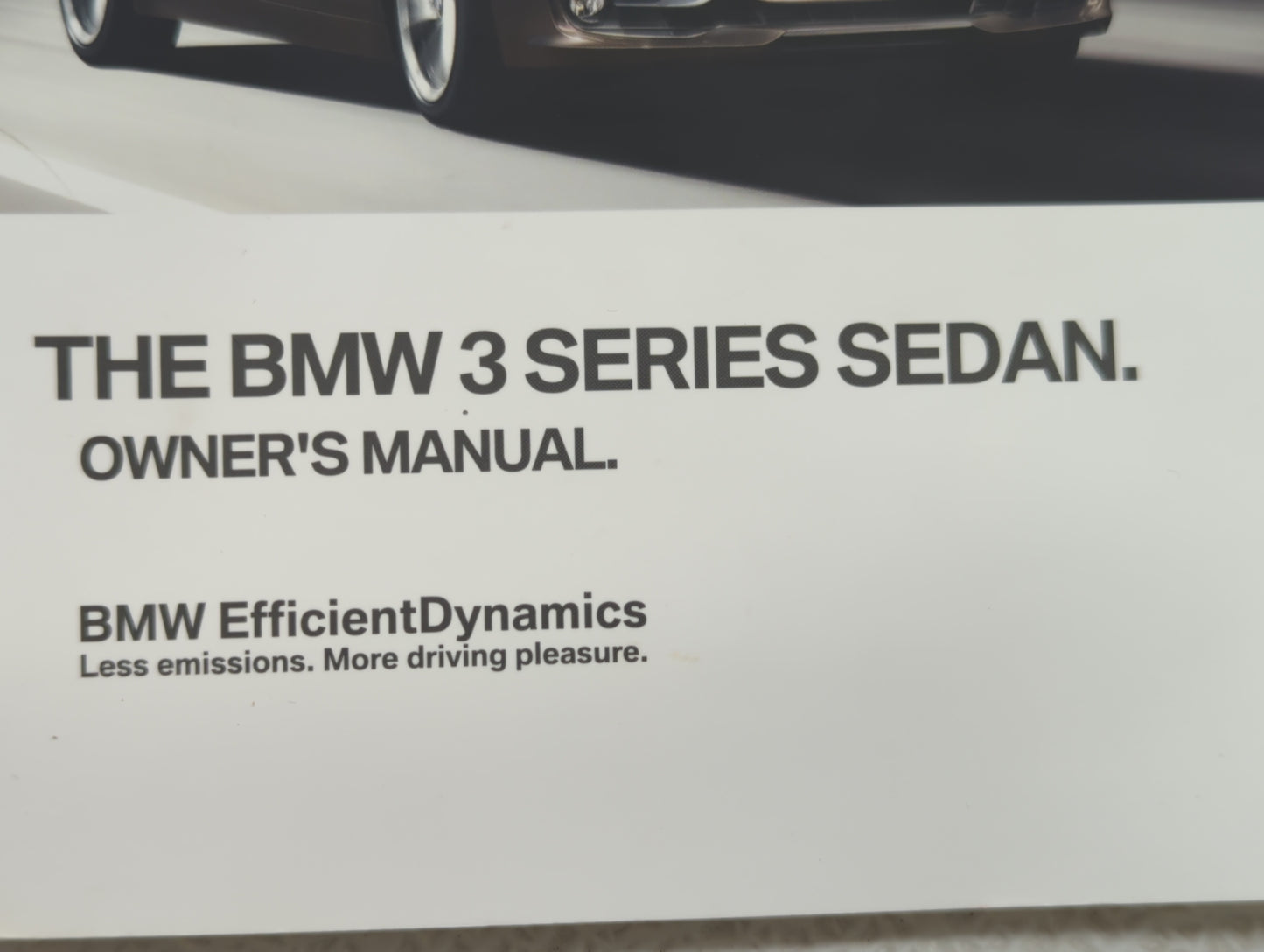 2015 Bmw 328i Owners Manual Book Guide OEM Used Auto Parts - Oemusedautoparts1.com
