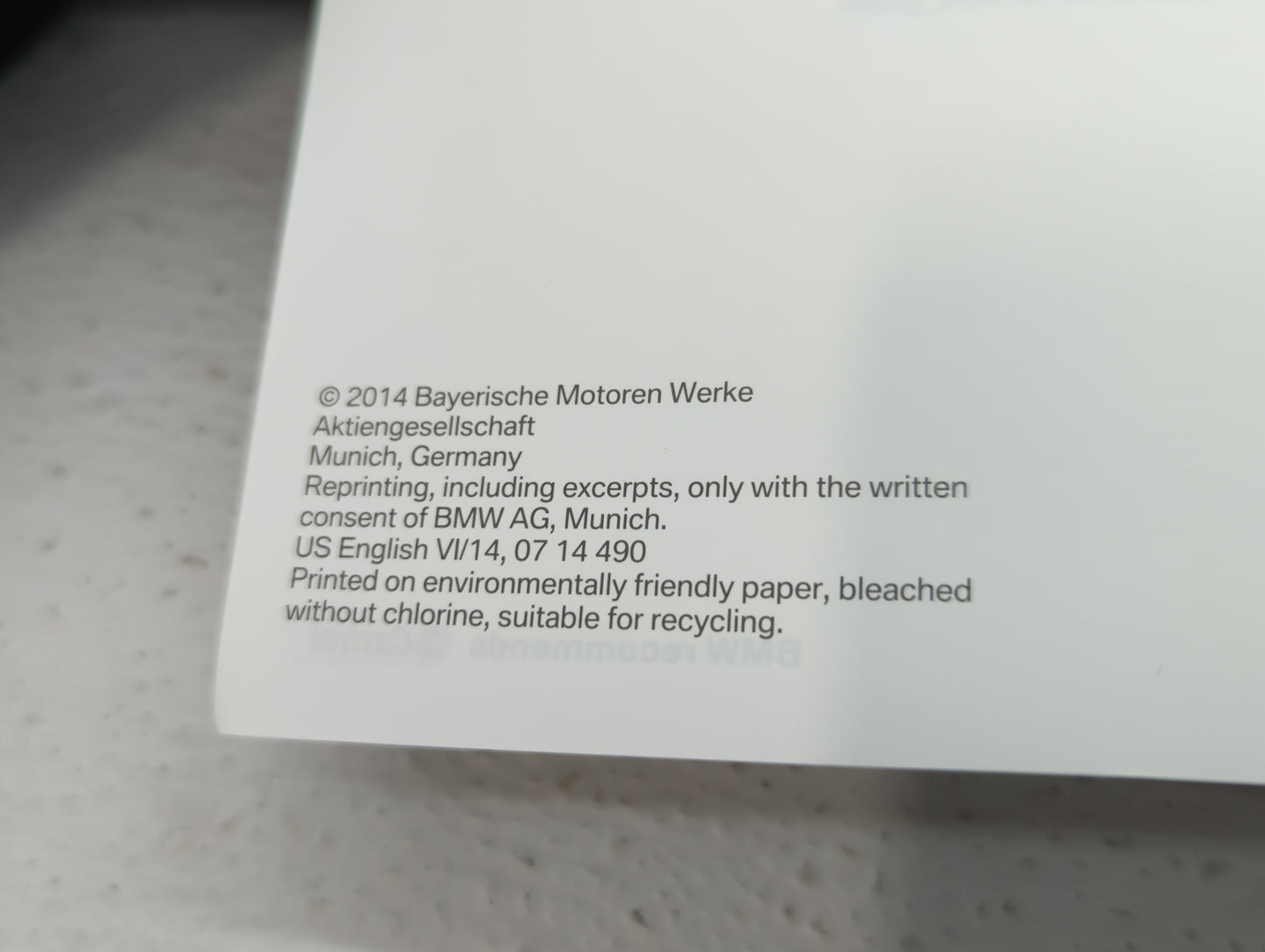 2015 Bmw 328i Owners Manual Book Guide OEM Used Auto Parts - Oemusedautoparts1.com