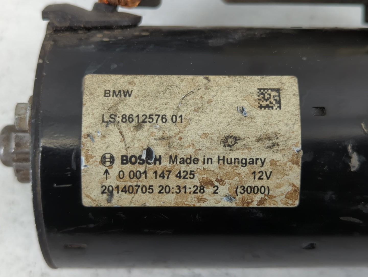 2013-2016 Bmw 328i Car Starter Motor Solenoid OEM P/N:0 001 147 425 Fits Fits 2012 2013 2014 2015 2016 2017 2018 OEM Used Au