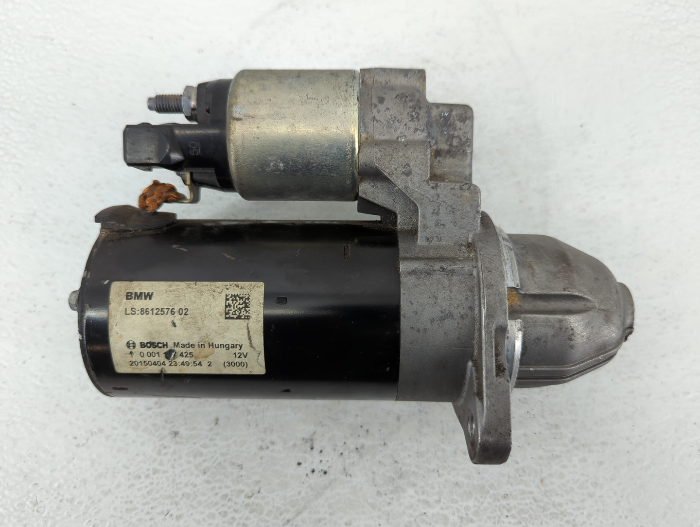 2013-2016 Bmw 328i Car Starter Motor Solenoid OEM P/N:8612576 02 Fits Fits 2012 2013 2014 2015 2016 2017 2018 OEM Used Auto 