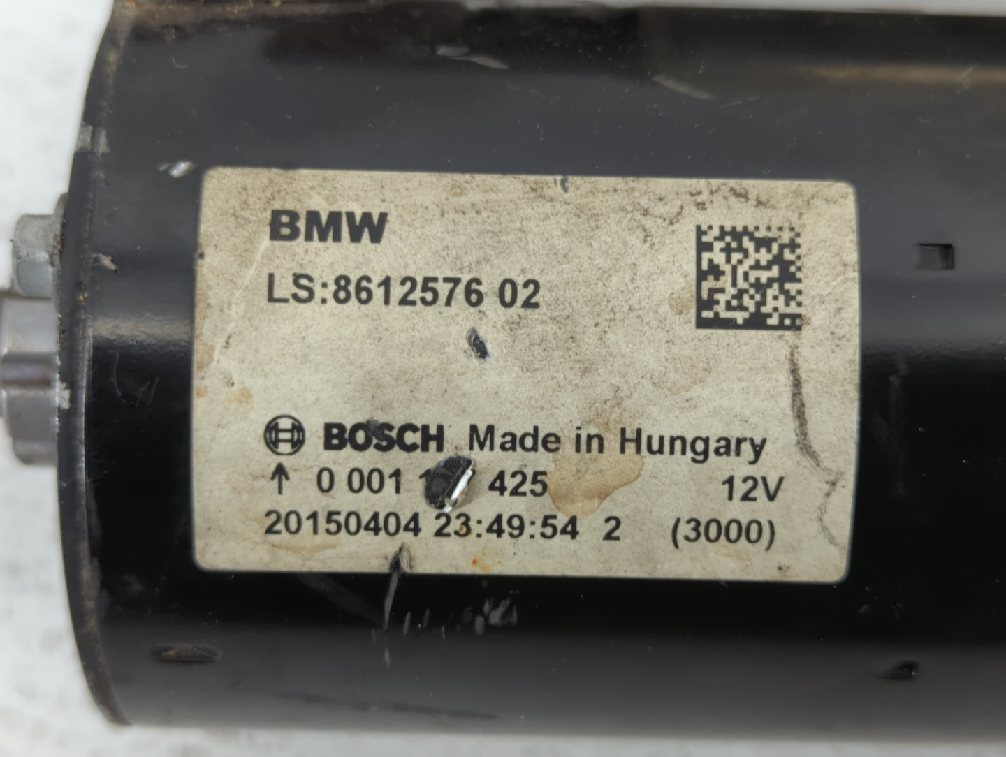 2013-2016 Bmw 328i Car Starter Motor Solenoid OEM P/N:8612576 02 Fits Fits 2012 2013 2014 2015 2016 2017 2018 OEM Used Auto 