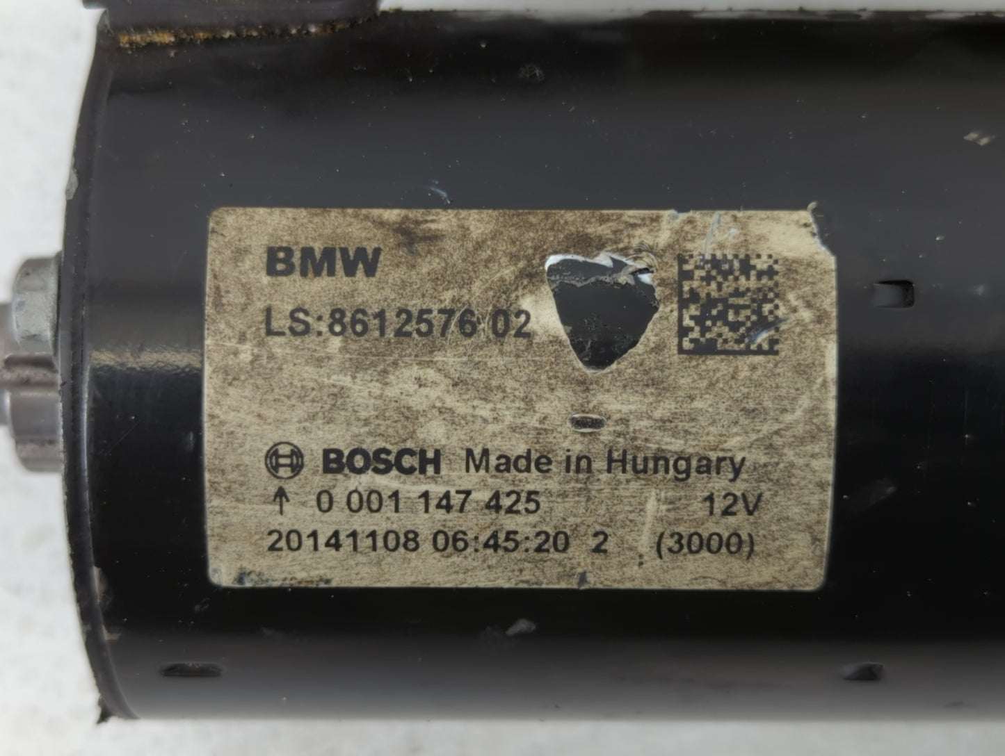 2013-2016 Bmw 328i Car Starter Motor Solenoid OEM P/N:0 001 147 425 Fits Fits 2012 2013 2014 2015 2016 2017 2018 OEM Used Au