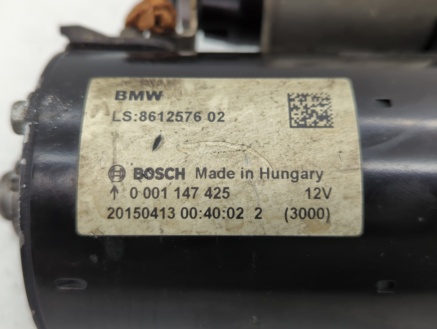 2013-2016 Bmw 328i Car Starter Motor Solenoid OEM P/N:8612576 02 Fits Fits 2012 2013 2014 2015 2016 2017 2018 OEM Used Auto 