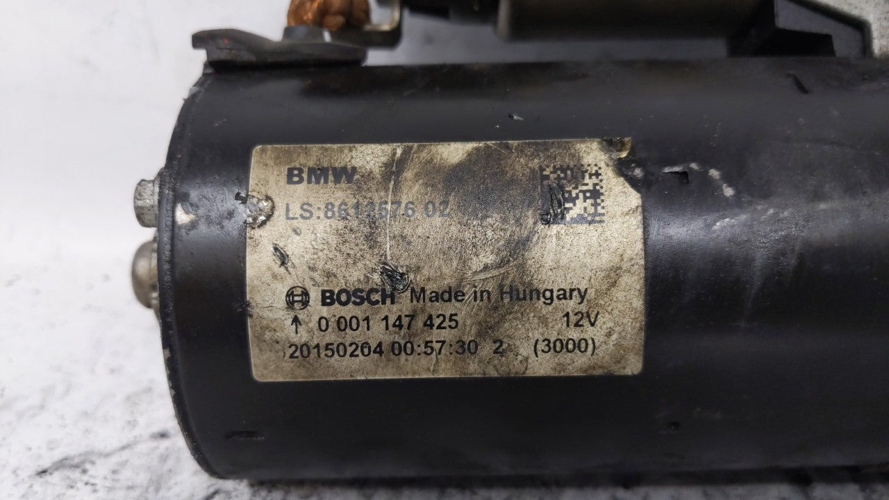 2013-2016 Bmw 328i Car Starter Motor Solenoid OEM P/N:8612576 7638194 Fits Fits 2012 2013 2014 2015 2016 2017 2018 OEM Used 