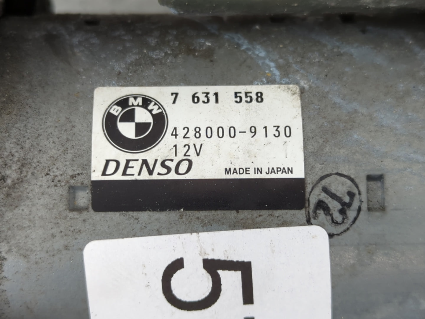 2012-2015 Bmw 335i Car Starter Motor Solenoid OEM P/N:428000-9130 7 631 558 Fits OEM Used Auto Parts - Oemusedautoparts1.com