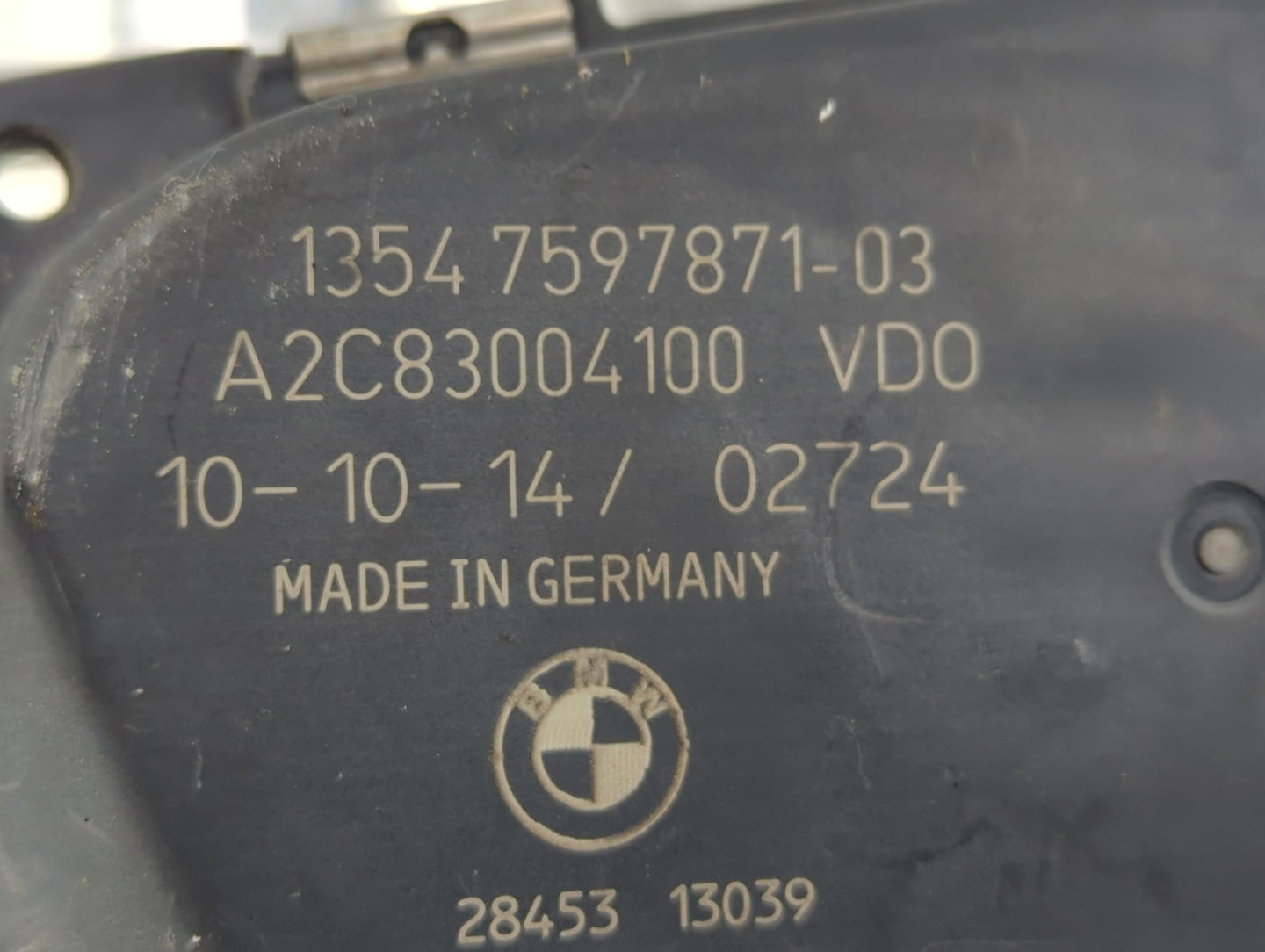 2011-2015 Bmw 335i Throttle Body P/N:1354 7597871-03 Fits Fits 2010 2011 2012 2013 2014 2015 2016 2017 2018 2019 2020 OEM Us