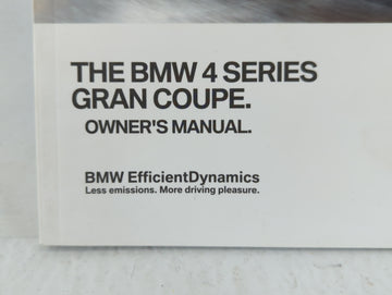 2015 Bmw 420i Owners Manual Book Guide OEM Used Auto Parts
