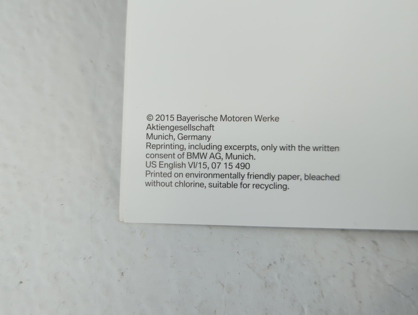 2015 Bmw 420i Owners Manual Book Guide OEM Used Auto Parts - Oemusedautoparts1.com