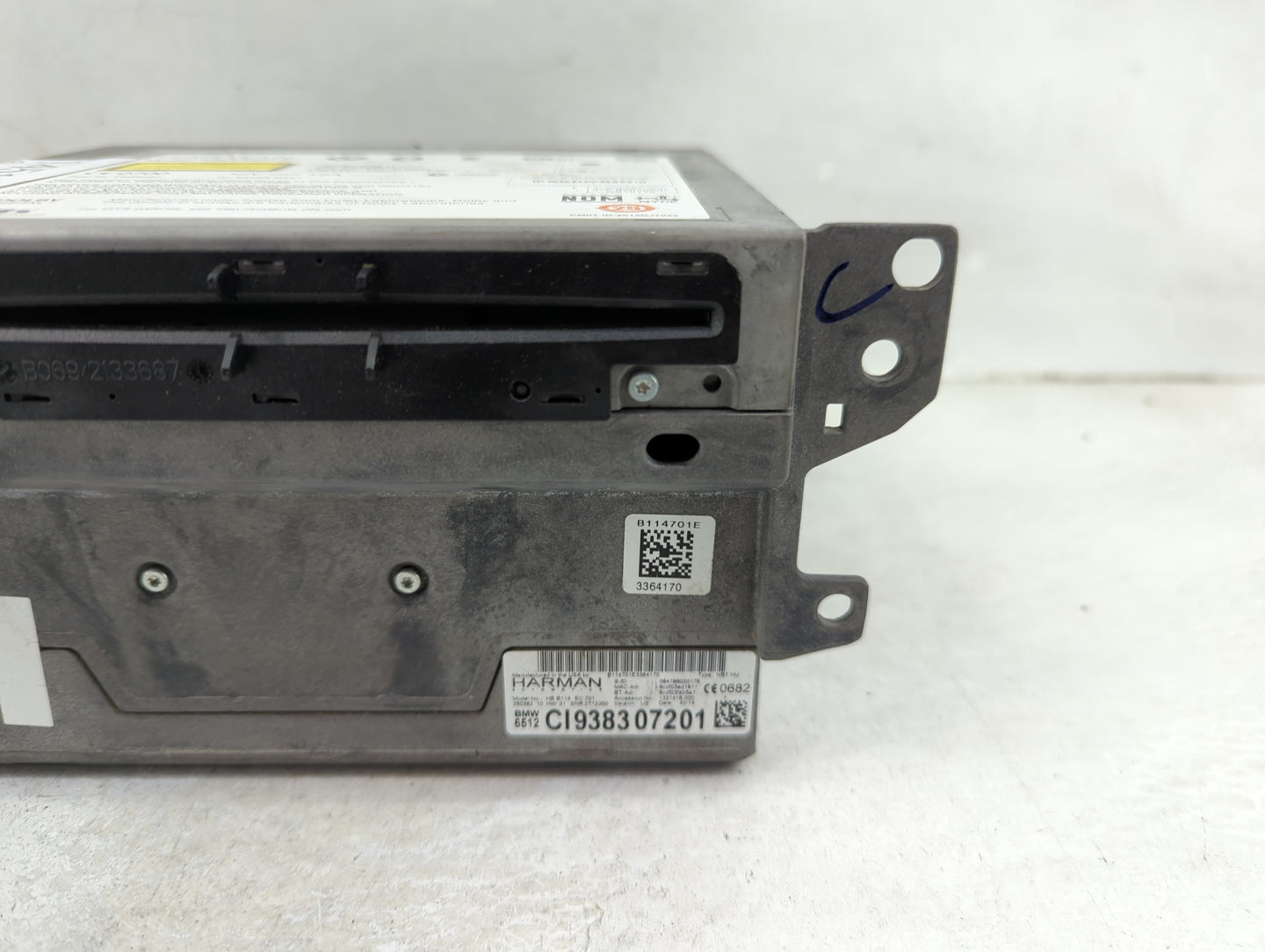 2014-2015 Bmw 428i Radio AM FM Cd Player Receiver Replacement P/N:CI938307201 HB B114 EC.701 Fits Fits 2014 2015 2016 2017 2