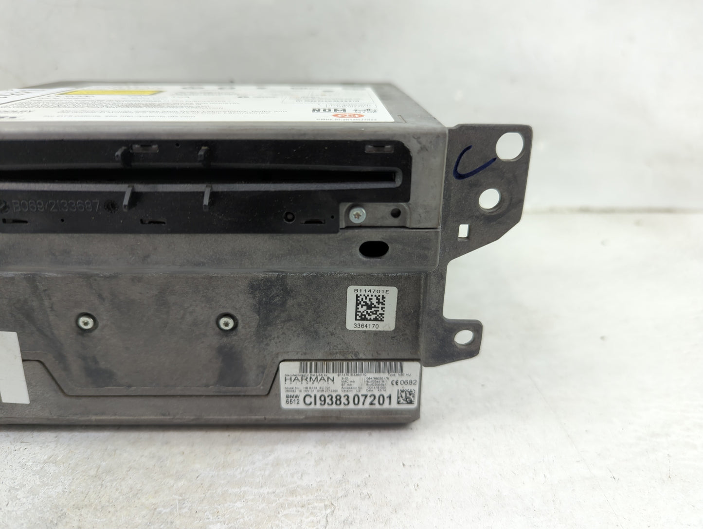 2014-2015 Bmw 428i Radio AM FM Cd Player Receiver Replacement P/N:CI938307201 HB B114 EC.701 Fits Fits 2014 2015 2016 2017 2