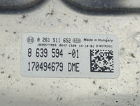 2014-2016 Bmw 428i PCM Engine Control Computer ECU ECM PCU OEM P/N:8 639 594-01 0 261 S11 652 Fits OEM Used Auto Parts - Oem