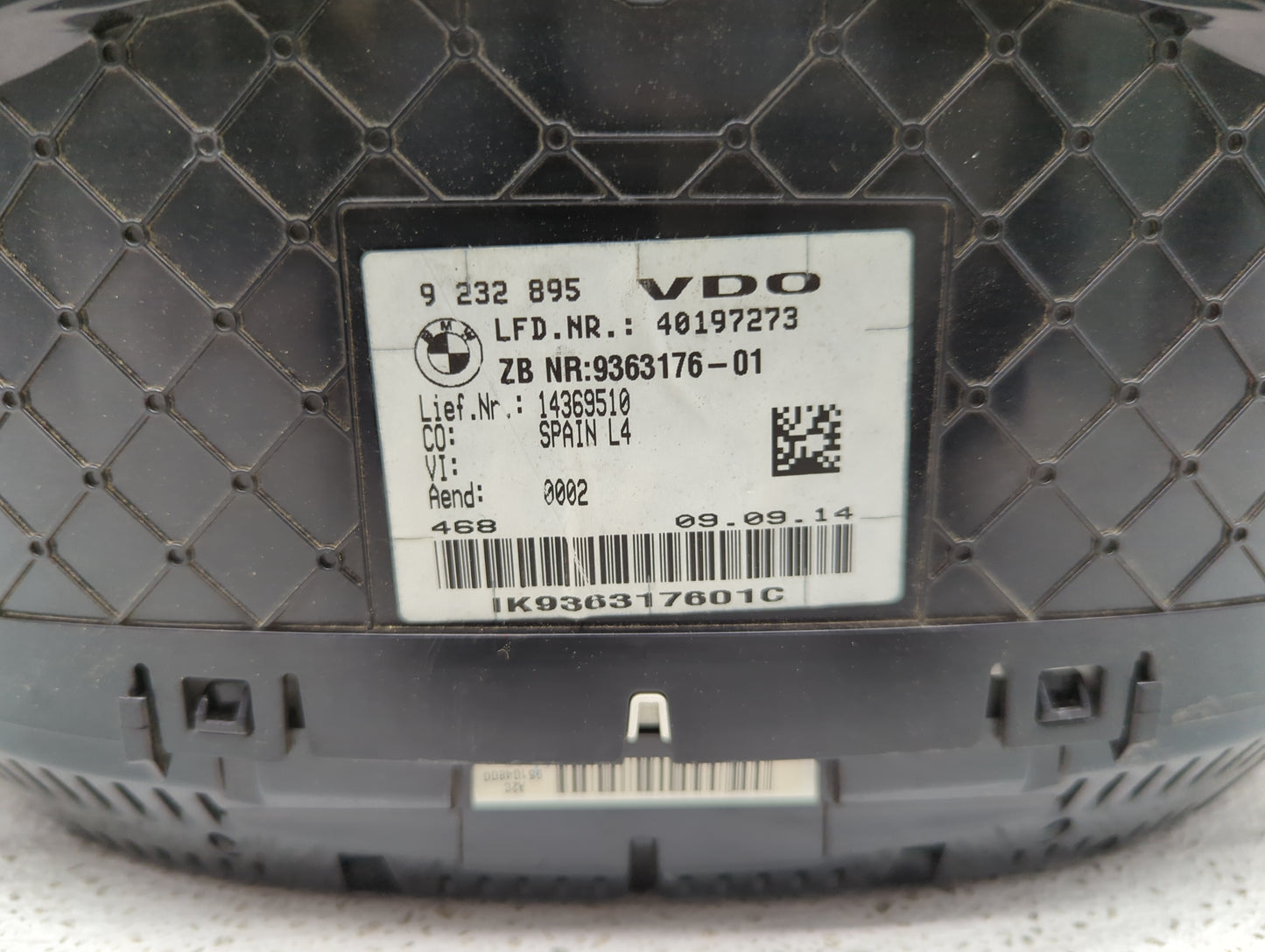 2014-2016 Bmw 428i Instrument Cluster Speedometer Gauges P/N:9232895 9363176-01, 14369510 Fits Fits 2012 2013 2014 2015 2016