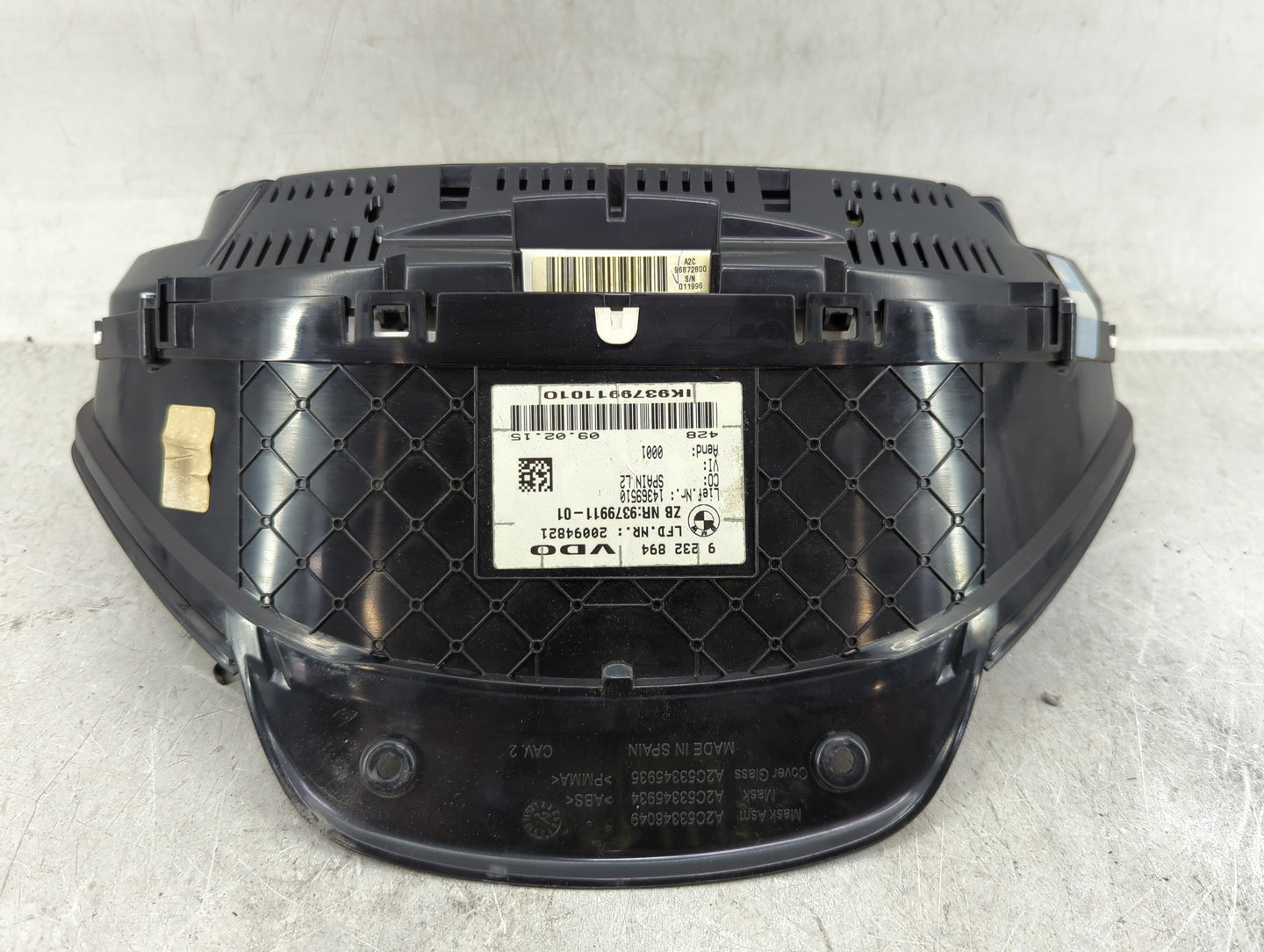 2014-2016 Bmw 428i Instrument Cluster Speedometer Gauges P/N:9232894 9379911-01 Miles:139K Fits OEM Used Auto Parts - Oemuse