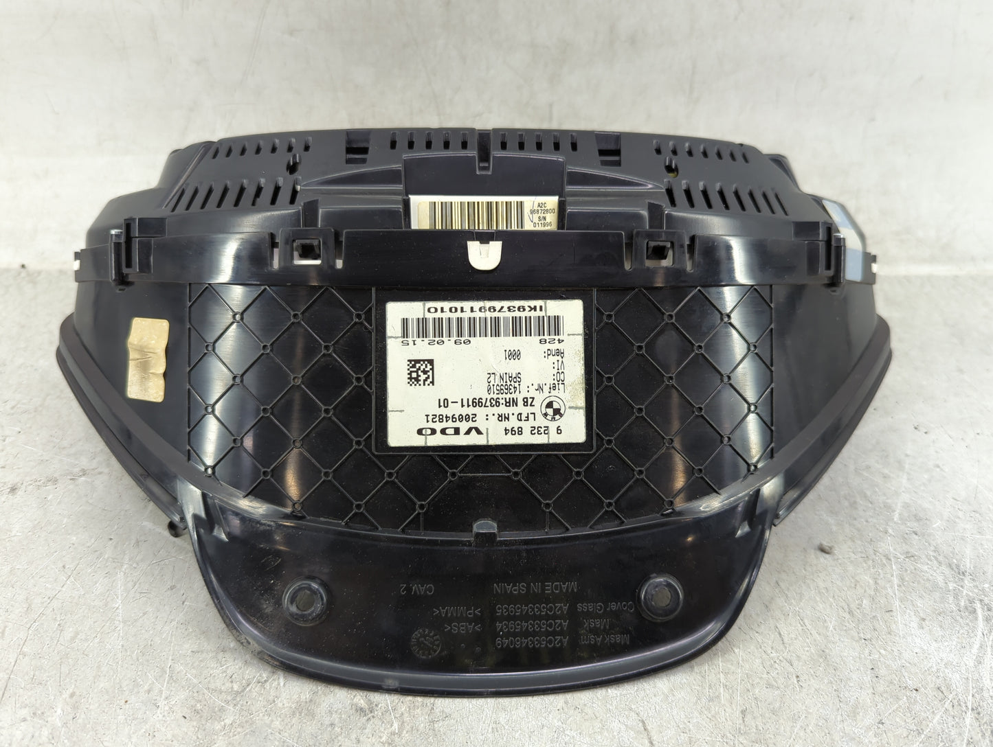 2014-2016 Bmw 428i Instrument Cluster Speedometer Gauges P/N:9232894 9379911-01 Miles:139K Fits OEM Used Auto Parts - Oemuse