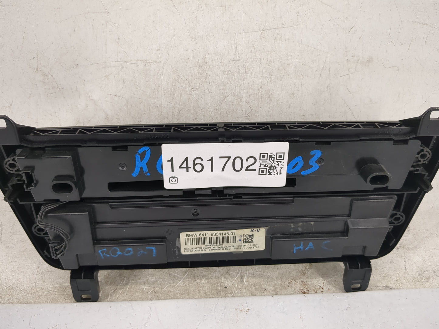 2015-2016 Bmw 428i Climate Control Module Temperature AC/Heater Replacement P/N:9354146-01 Fits OEM Used Auto Parts - Oemuse