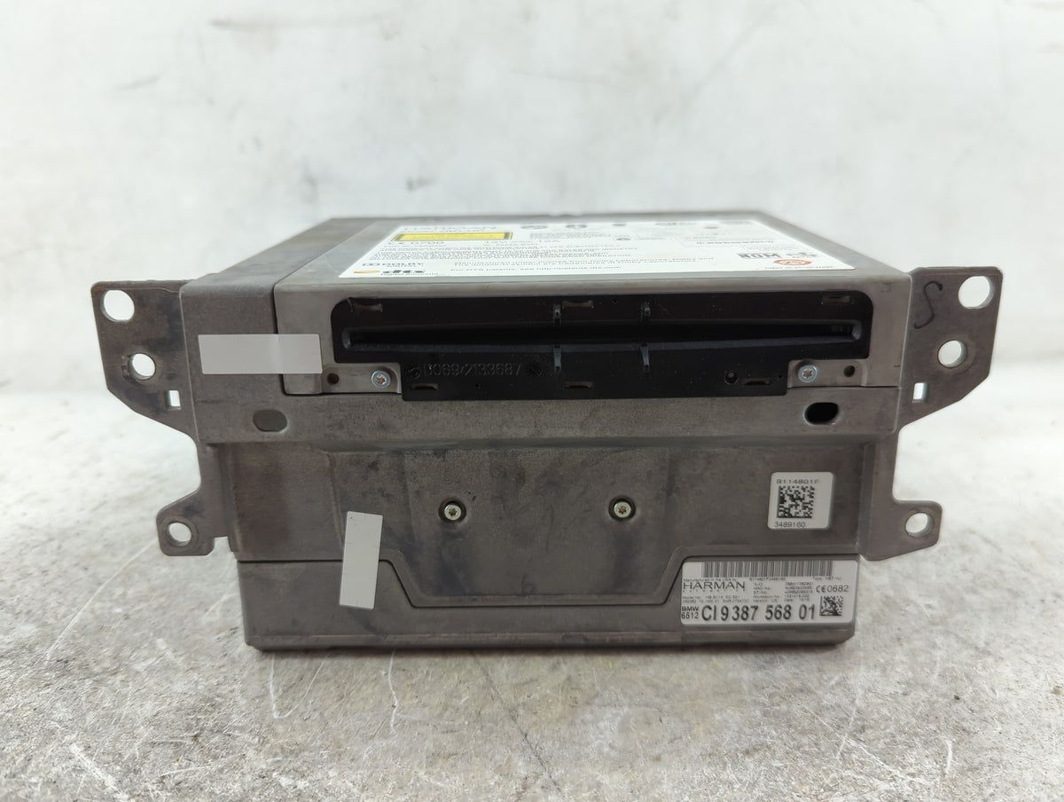 2015 Bmw 428i Radio AM FM Cd Player Receiver Replacement P/N:CI 9387 568 01 HB B114 EC 801, B114801F Fits OEM Used Auto Part