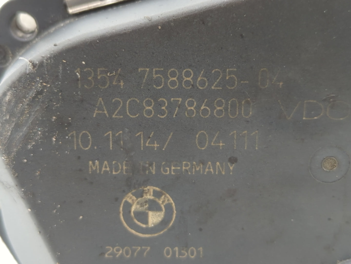 2014-2016 Bmw 428i Throttle Body P/N:1354 7588625-04 1354 7588625-03 Fits Fits 2012 2013 2014 2015 2016 2017 2018 OEM Used A
