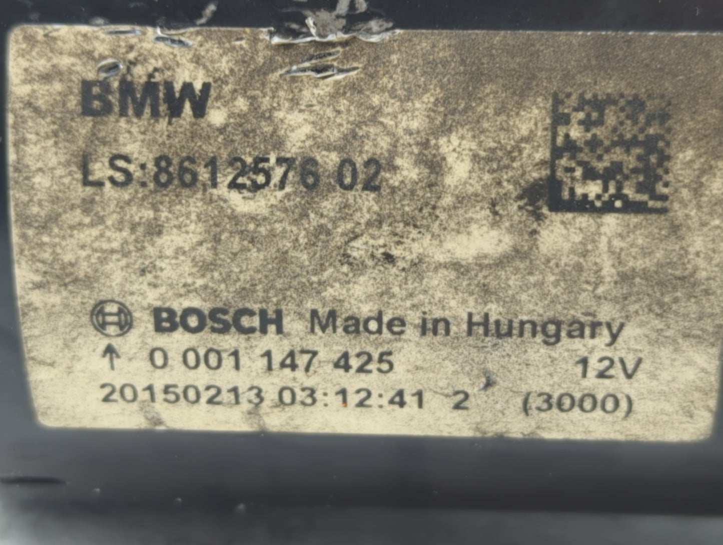 2014-2016 Bmw 428i Car Starter Motor Solenoid OEM P/N:0 001 147 425 Fits Fits 2012 2013 2014 2015 2016 2017 2018 OEM Used Au