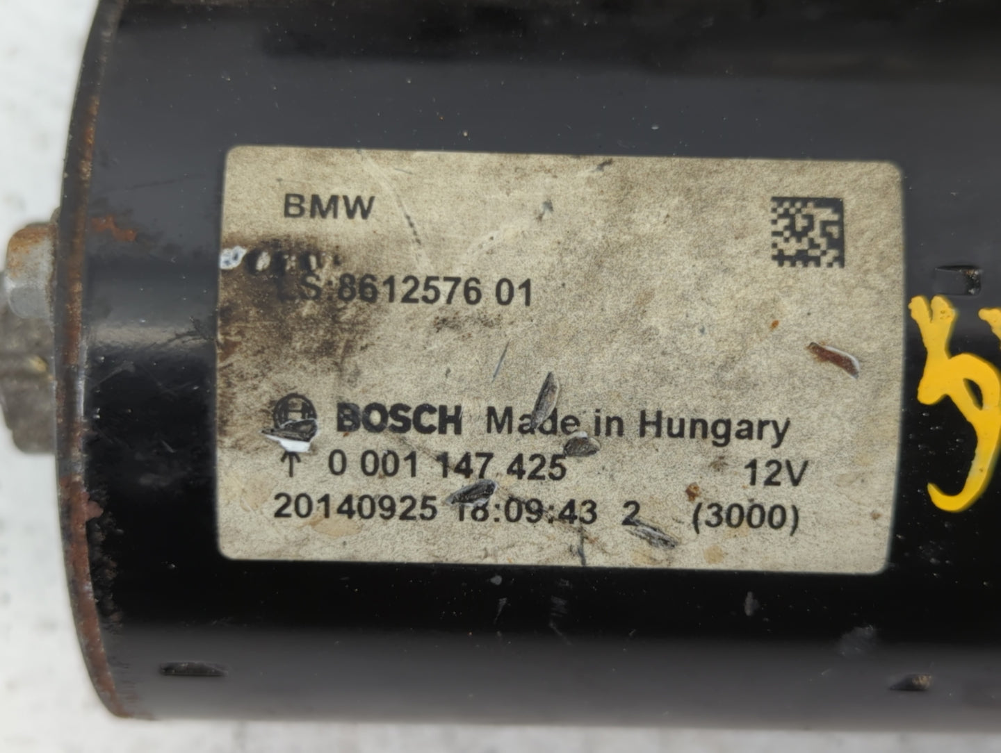 2014-2016 Bmw 428i Car Starter Motor Solenoid OEM P/N:0 001 147 425 Fits Fits 2012 2013 2014 2015 2016 2017 2018 OEM Used Au