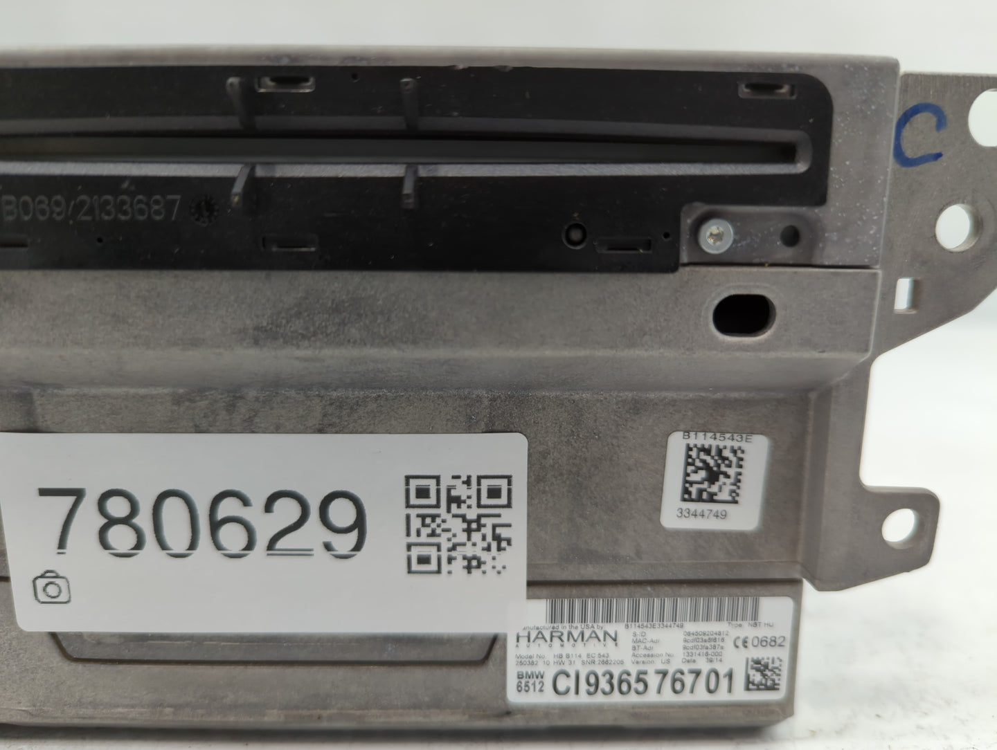 2014-2015 Bmw 428i Radio AM FM Cd Player Receiver Replacement Fits Fits 2014 2015 2016 OEM Used Auto Parts - Oemusedautopart