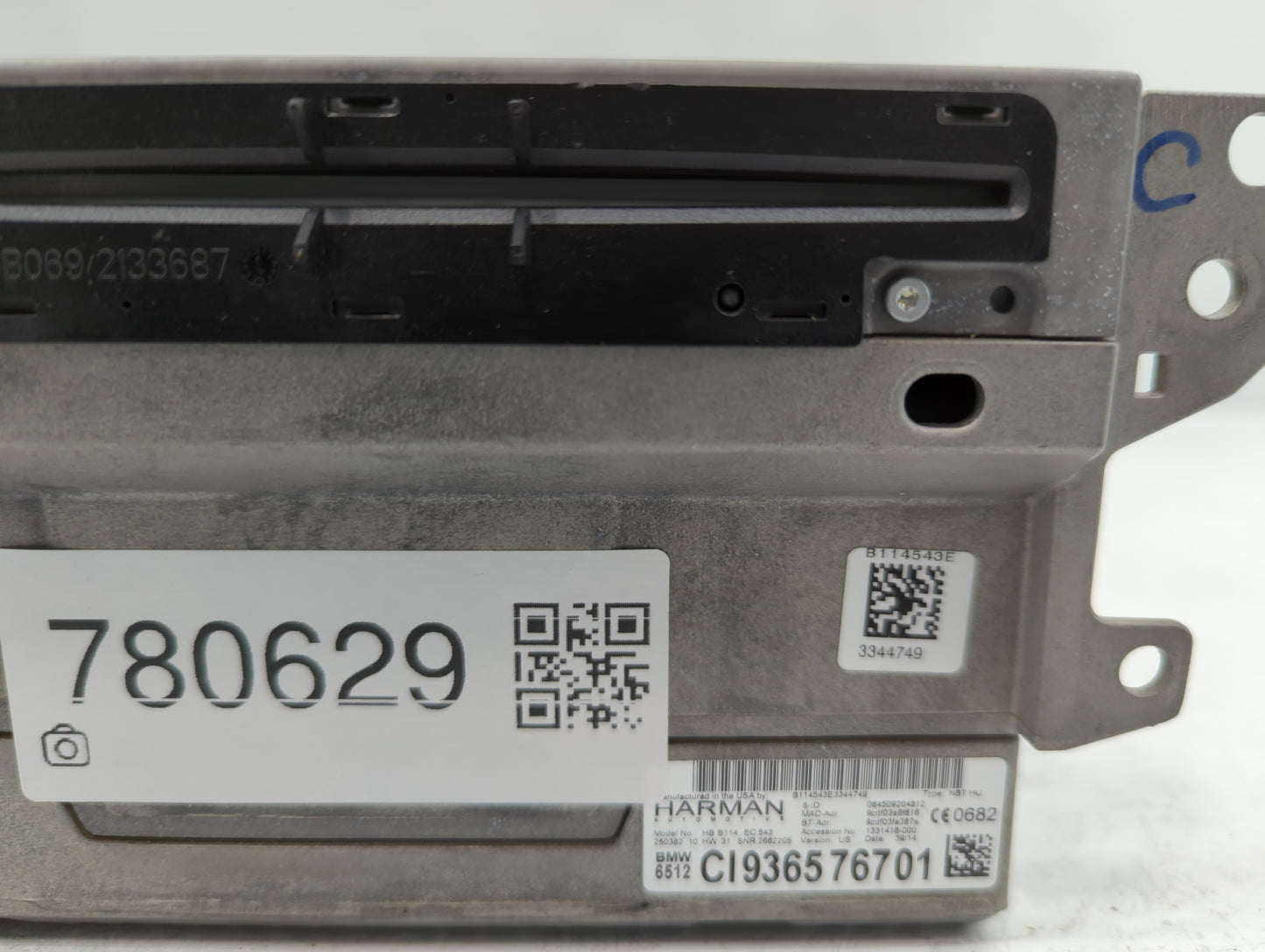 2014-2015 Bmw 428i Radio AM FM Cd Player Receiver Replacement Fits Fits 2014 2015 2016 OEM Used Auto Parts - Oemusedautopart