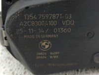 2014-2016 Bmw 435i Throttle Body P/N:1354 7597871-01 1354 7597871-03 Fits OEM Used Auto Parts - Oemusedautoparts1.com