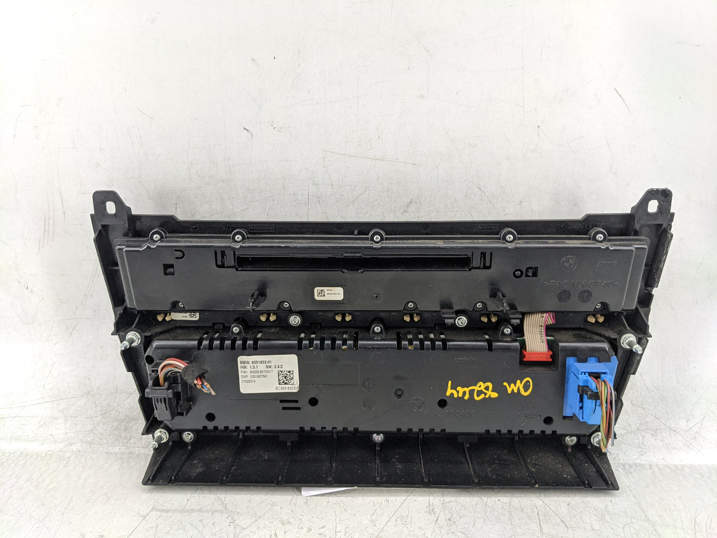 2011-2015 Bmw 528i Climate Control Module Temperature AC/Heater Replacement P/N:9331832-01 9353598-01 Fits OEM Used Auto Par