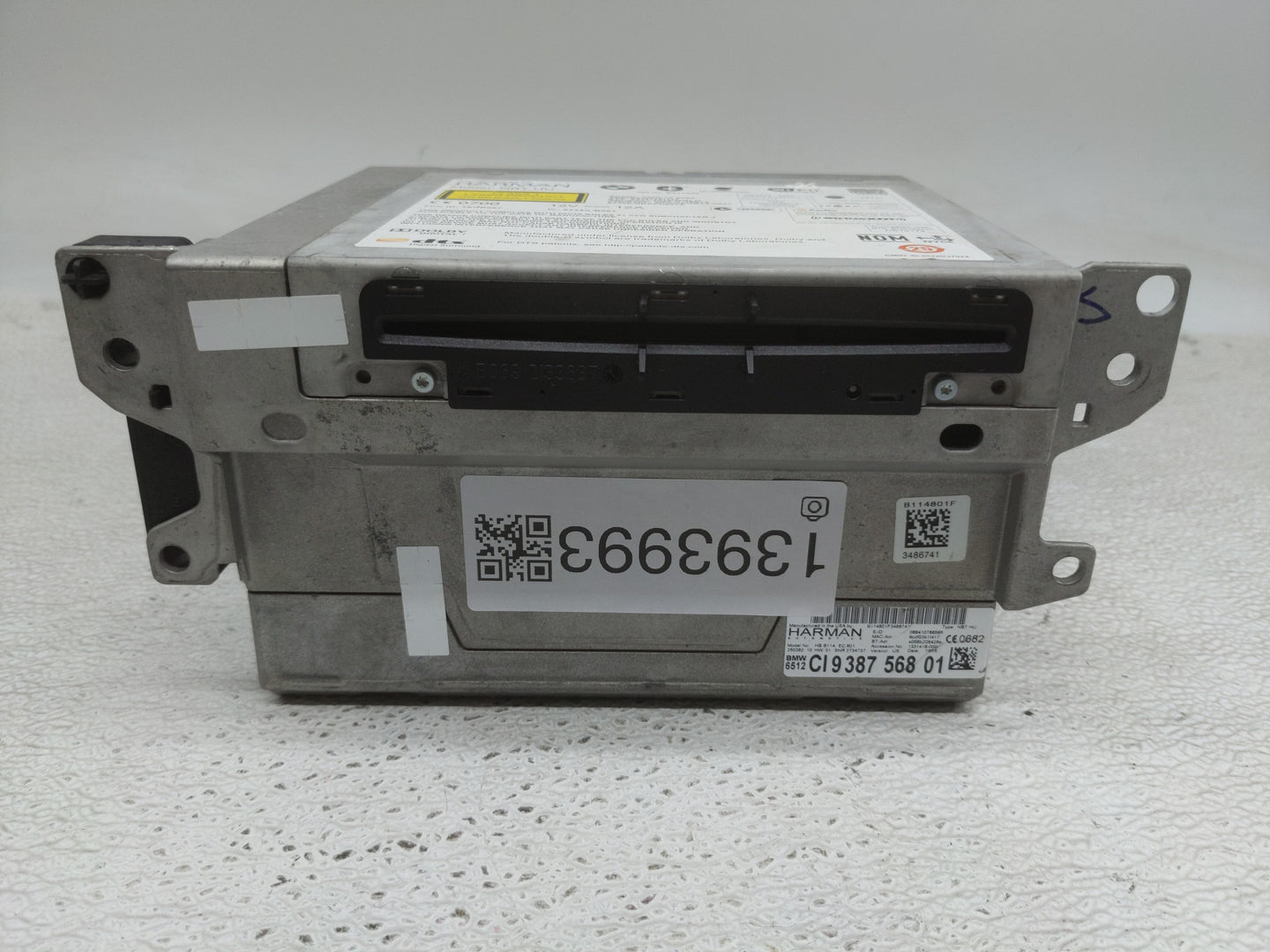 2014-2016 Bmw 528i Radio AM FM Cd Player Receiver Replacement P/N:CI938756801 Fits Fits 2014 2015 2016 2017 OEM Used Auto Pa