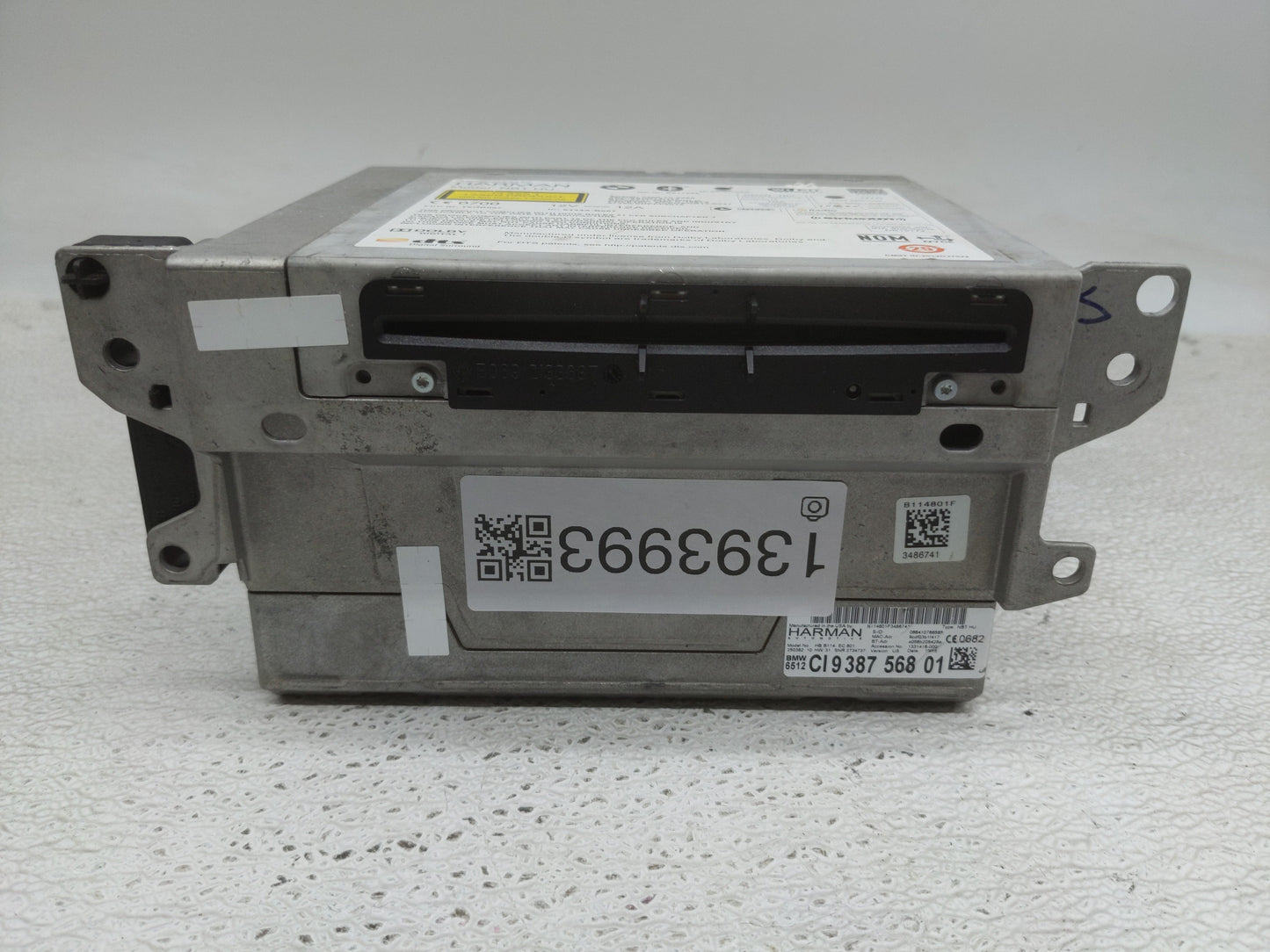 2014-2016 Bmw 528i Radio AM FM Cd Player Receiver Replacement P/N:CI938756801 Fits Fits 2014 2015 2016 2017 OEM Used Auto Pa