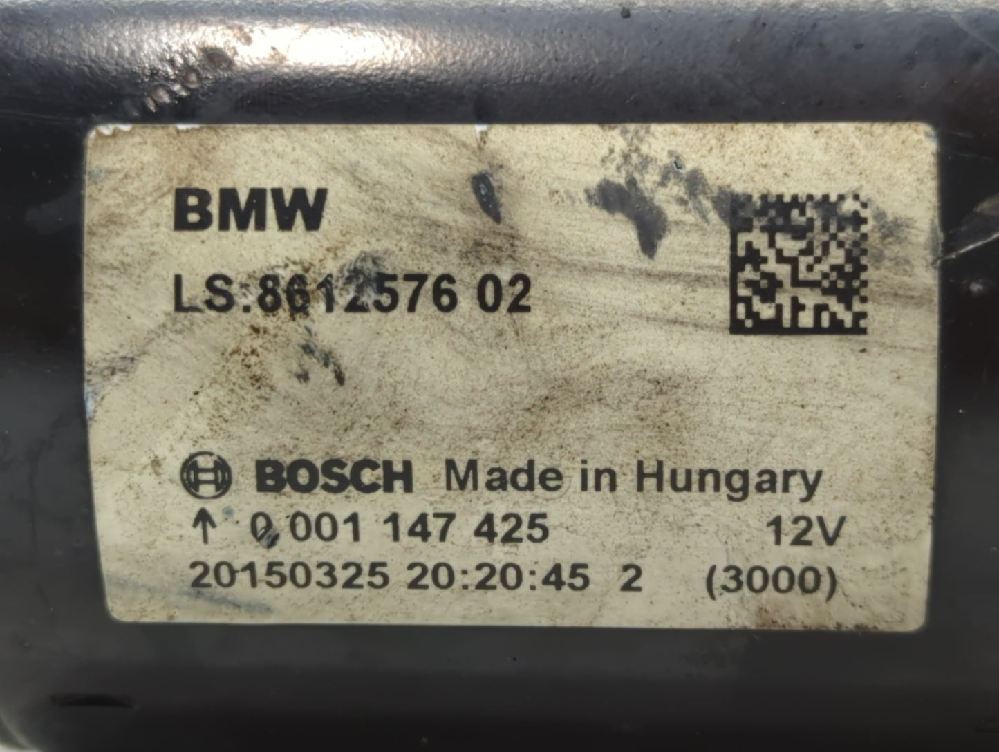2014-2016 Bmw 528i Car Starter Motor Solenoid OEM P/N:20150325 8612576 02 Fits Fits 2012 2013 2014 2015 2016 2017 2018 OEM U